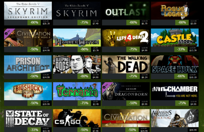 Steam 特賣